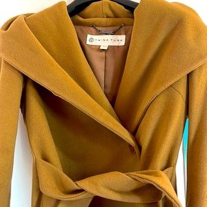 trina turk brown coat